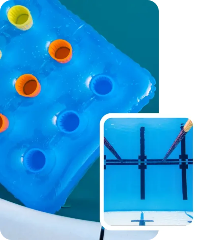 Free in-store pool testing at our showroom